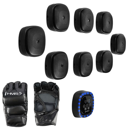 Modular Boxing Wall with Bluetooth & MMA Gloves