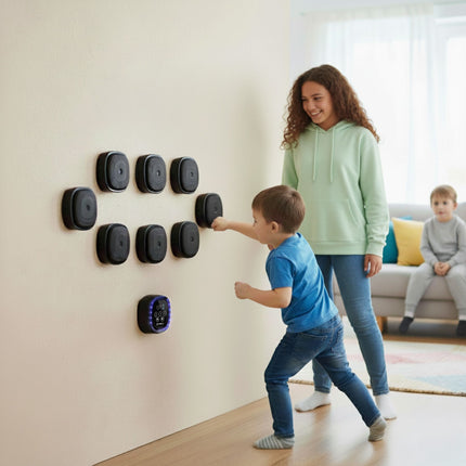 Modular Boxing Wall with Bluetooth & MMA Gloves