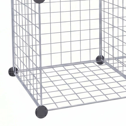 Modular Wire Cube Shelving Set – Metal, Click-Fit