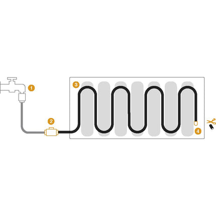 Moisture hose 15m