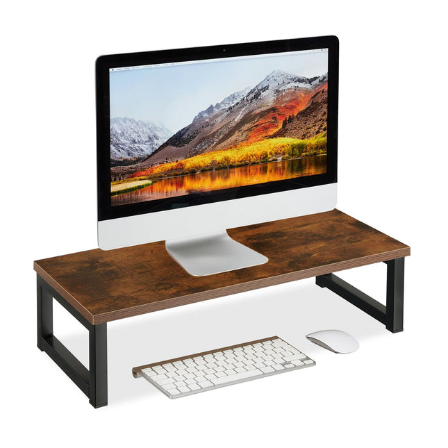 Monitor Stand – Ergonomic, Industrial Design, Desk Organizer