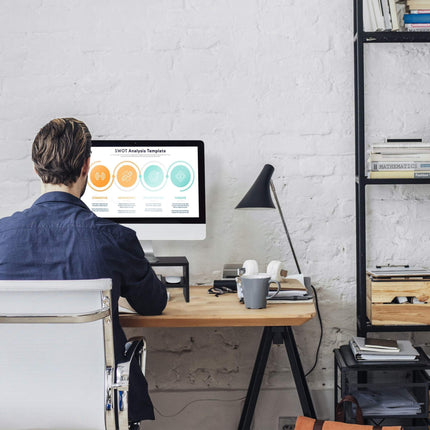 Monitor stand black