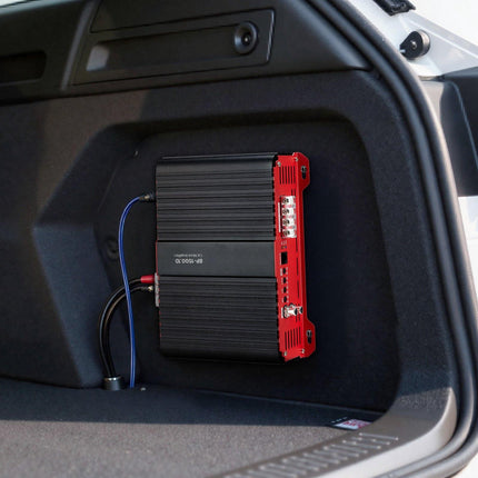 Monoblock Car Amplifier, 1500W RMS, Class D, Remote Bass