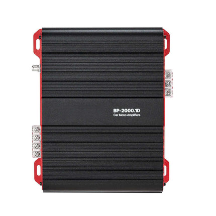 Monoblock Car Amplifier 2000W RMS, Class D, Remote Bass