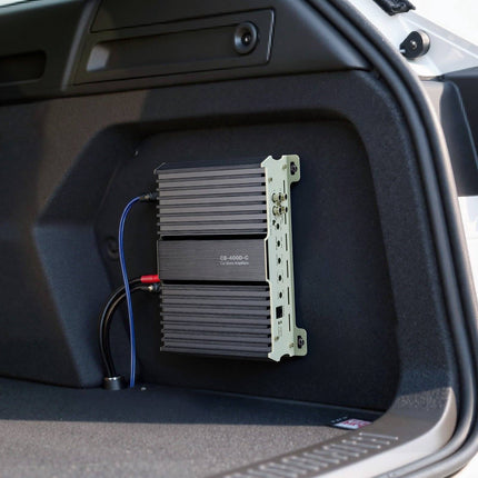 Monoblock Car Amplifier 400W RMS, 1-4 Ohm, Remote