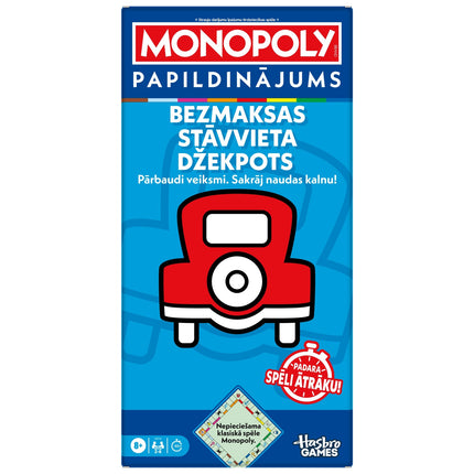 Monopoly Board Game Free Parking Jackpot Expansion Set