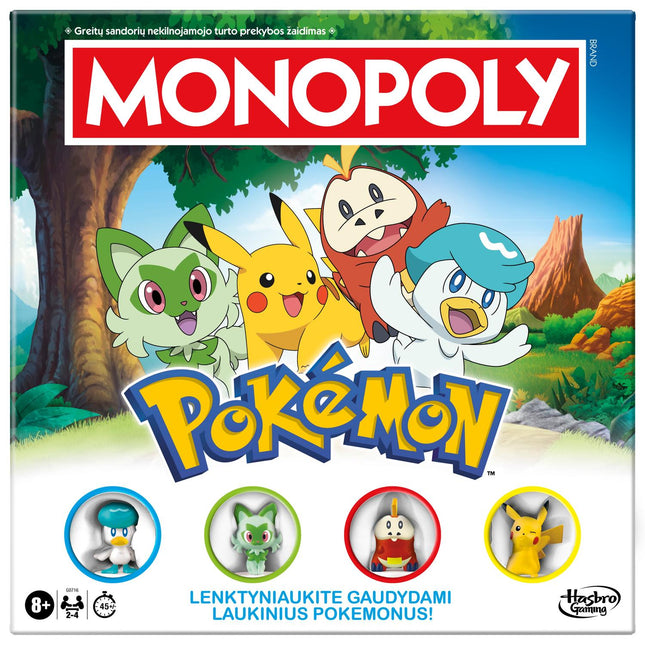 Monopoly Board Game in Lithuanian - Fun for 2-6 Players