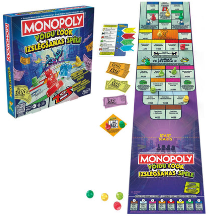 Monopoly Boardgame Knockout (In Estonian And Latvian Lang.)