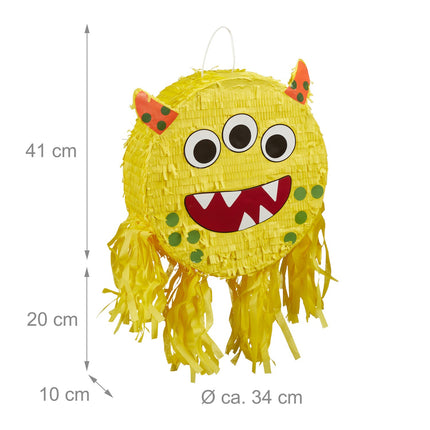 Monster Pinata for Kids' Party – Fillable & Fun