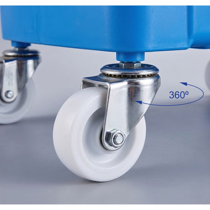 Mop Trolley with Press, Blue, 22L Capacity