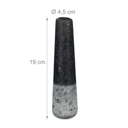 Mortar granite with impact