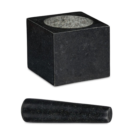 Mortar granite with impact