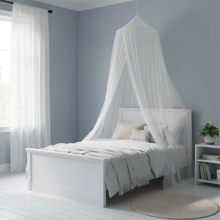 Mosquito Net 250cm – Fits Single & Double Beds