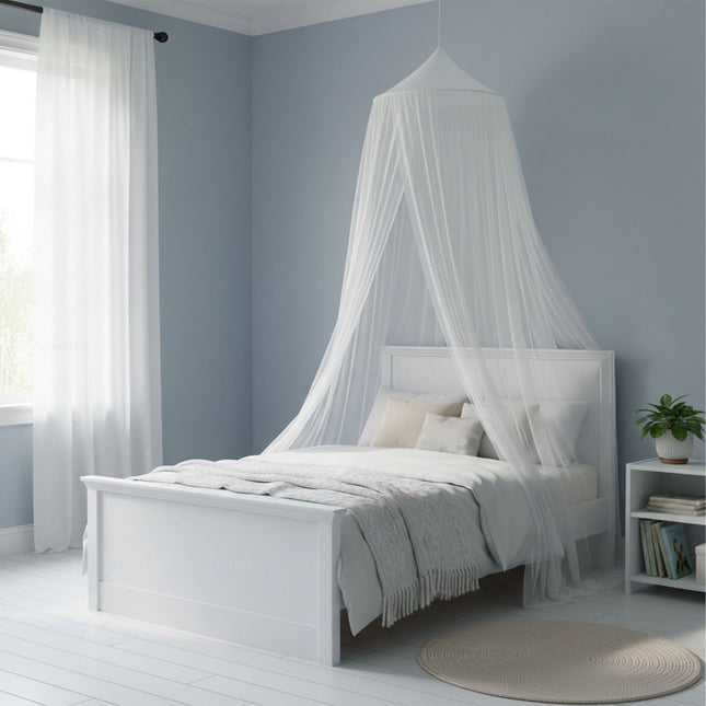 Mosquito Net 250cm – Fits Single & Double Beds
