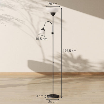 Mother-Child Floor Lamp with Adjustable Color Temperature