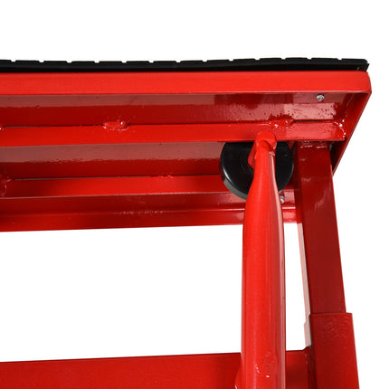 Motorcycle Lift Stand, Steel, Adjustable 39-46 cm, 150 kg Capacity