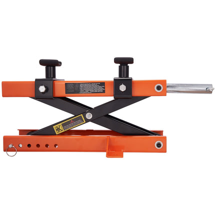 Motorcycle Scissor Lift Jack Stand, 1100 lb, Safety Pin