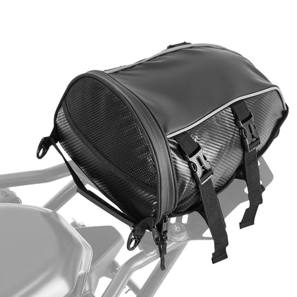 Motorcycle Tail Bag, 10L, Waterproof Rain Cover, Shoulder Strap