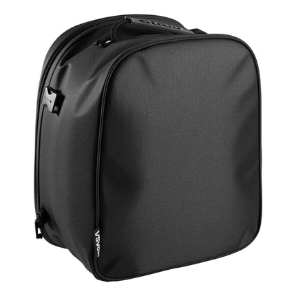 Motorcycle Tail Bag, 22-34L Expandable, Rain Cover, Black