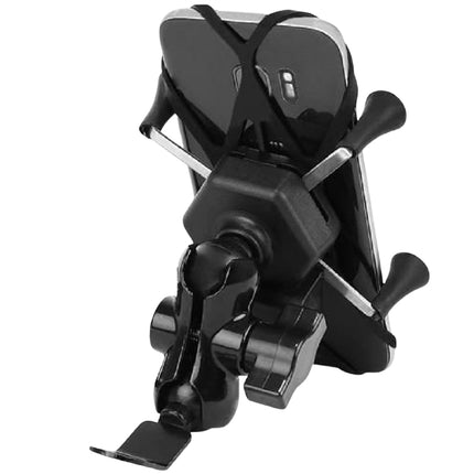 Motorcycle phone holder with charger
