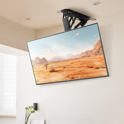 Motorized Ceiling TV Mount, 32-70 in, 110 lb, VESA 600x600