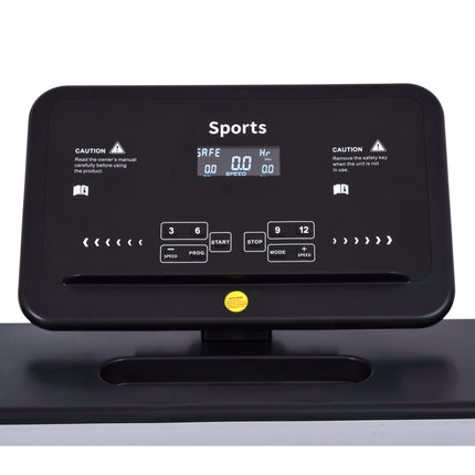 Motorized folding treadmill, 12 programs, 100 kg capacity