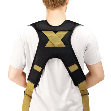 Moving Straps System, 1000 lb, 2-Person Adjustable Harness