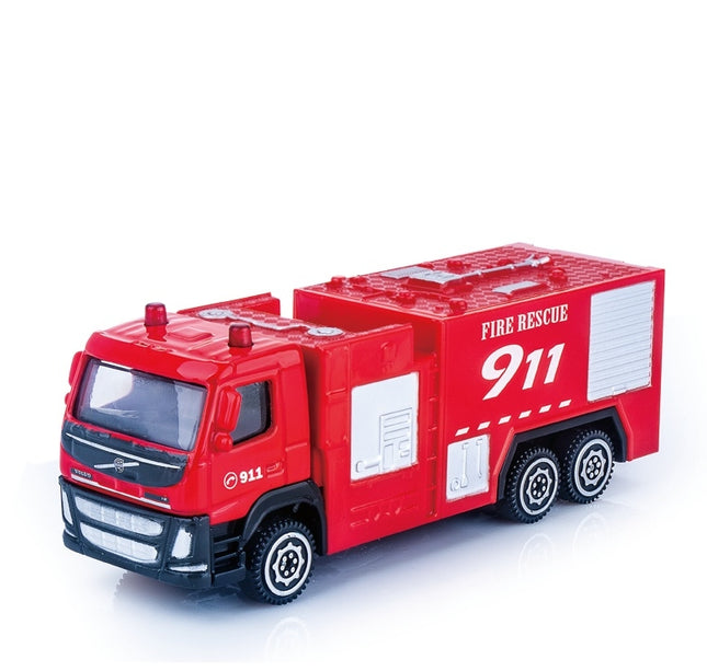 Msz Die-Cast Model Volvo Fire Engine, Scale 1:72