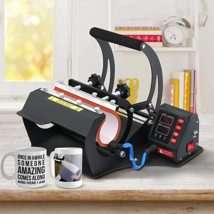 Mug Heat Press with LCD, 11oz and 20oz Platens