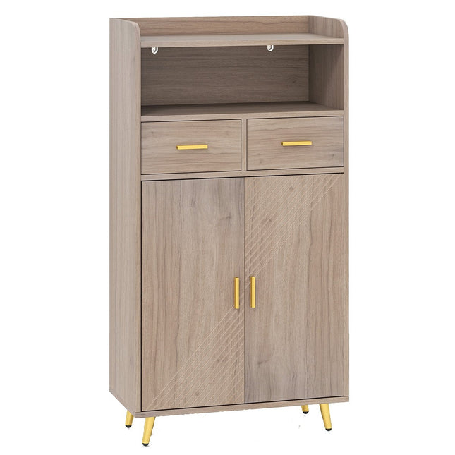 Multifunctionele kast met verstelbare plank en lades