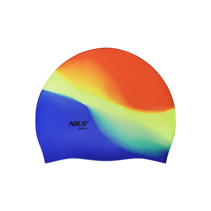 Multicolor Silicone Swimming Cap – Adult Size