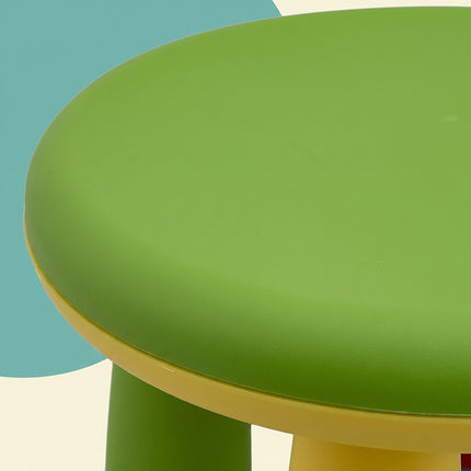 Multicoloured Children's Plastic Stool, 26 cm Seat Height