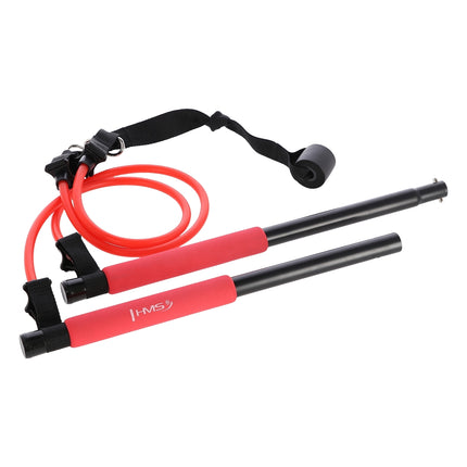 Multifunctional Pilates Bar Set with Resistance Bands
