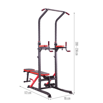Multifunctional Power Tower for Home Gym Fitness