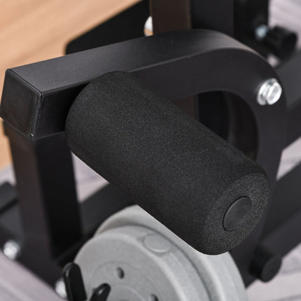 Adjustable weight bench - barbell rack, steel frame, multigym