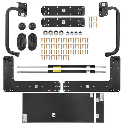 Murphy Bed Hardware Kit, Full Size Horizontal Gas Struts