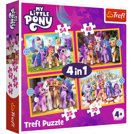 My Little Pony 4-in-1 Puzzle Set for Kids