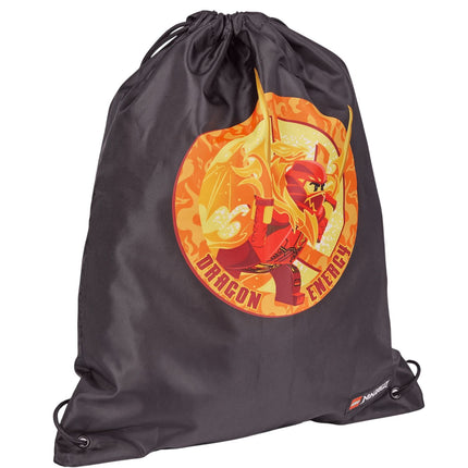 NINJAGO Drawstring Bag with Dragon Energy Design, Durable Material