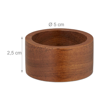 Napkin rings in a set of 12
