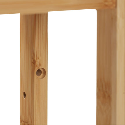 Narrow bathroom shelf with 3 shelves