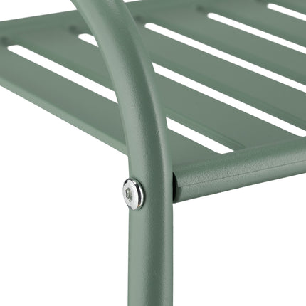 Narrow floor-standing shelf with 4 shelves