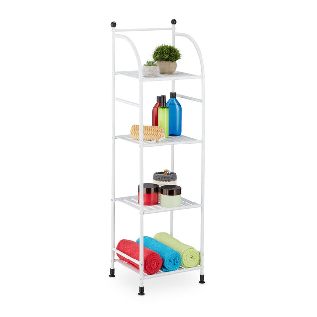 Smalle staande plank met 4 planken