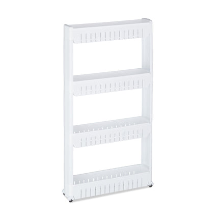 Narrow trolley with 4 shelves