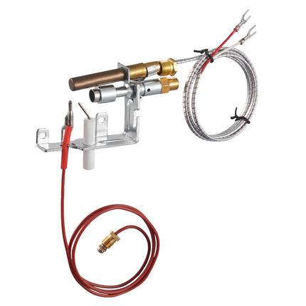 Natural Gas Fireplace Pilot Assembly, Thermocouple, Thermopile
