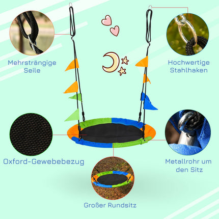 Outdoor swing, 100 cm, up to 80 kg, for children 3+