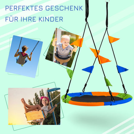 Outdoor swing, 100 cm, up to 80 kg, for children 3+