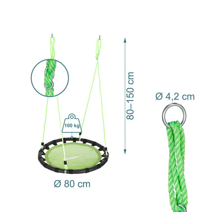 Nest Swing 80 cm – Garden Fun & Relaxation