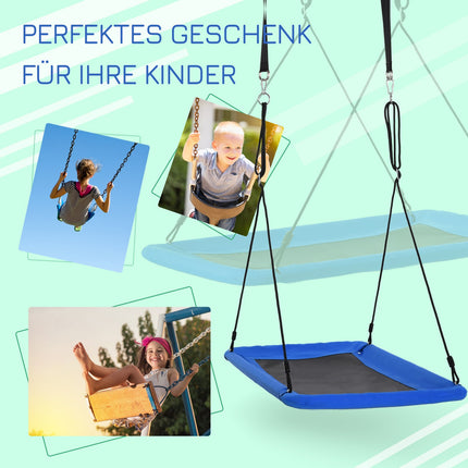 Outdoor swing for children, steel frame, 150 kg capacity