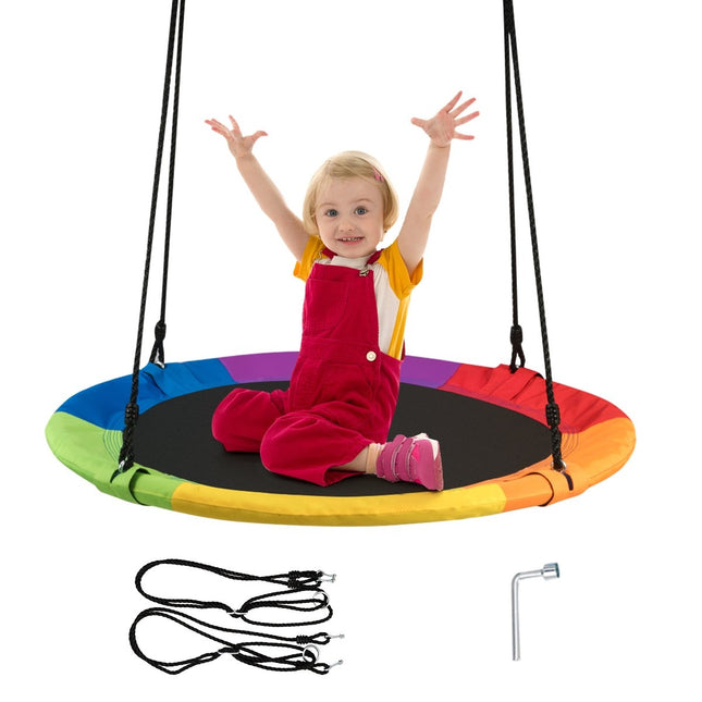 Nest swing garden swing outdoor children's swing up to 150 kg colorful