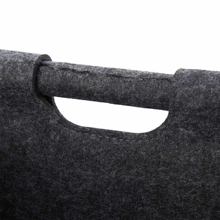 Newspaper basket in felt